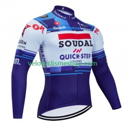 Maillot Cyclisme Manches Longues Soudal Quickstep 2023 Hommes