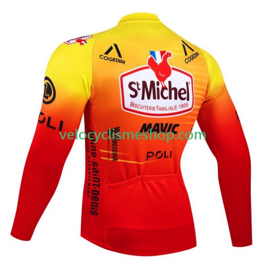 Maillot Cyclisme Manches Longues St Michel Auber 93 Mavic 2024 Hommes