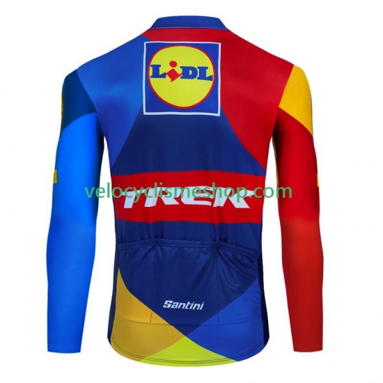 Maillot Cyclisme Manches Longues Trek Lidl 2024 Hommes