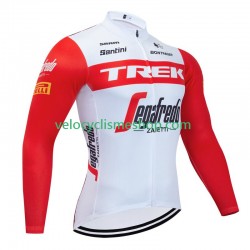 Maillot Cyclisme Manches Longues Trek Segafredo 2023 Hommes N001