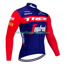 Maillot Cyclisme Manches Longues Trek Segafredo 2023 Hommes N002