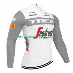 Maillot Cyclisme Manches Longues Trek Segafredo 2023 Hommes N003