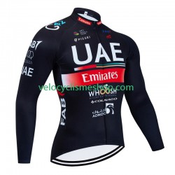 Maillot Cyclisme Manches Longues Uae Emirates 2023 Hommes N001