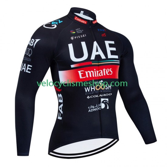 Maillot Cyclisme Manches Longues Uae Emirates 2023 Hommes N001