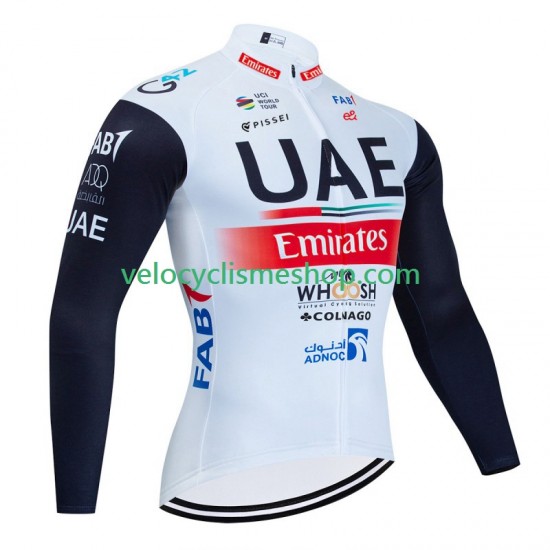 Maillot Cyclisme Manches Longues Uae Emirates 2023 Hommes