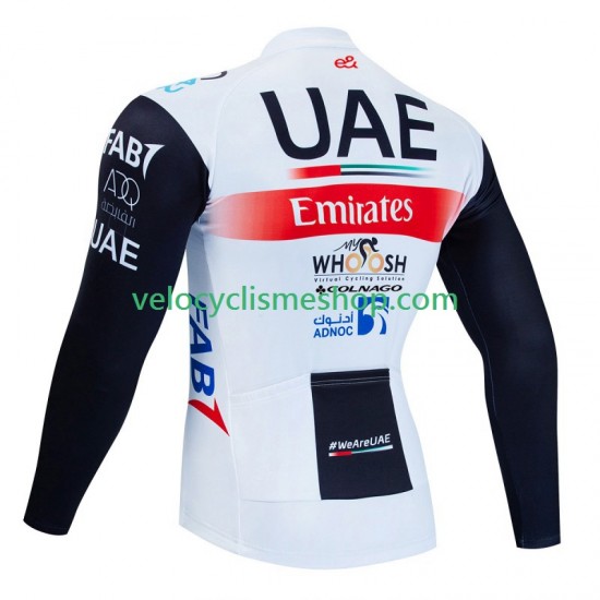 Maillot Cyclisme Manches Longues Uae Emirates 2023 Hommes