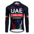 Maillot Cyclisme Manches Longues Uae Emirates 2024 Hommes N001
