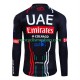 Maillot Cyclisme Manches Longues Uae Emirates 2024 Hommes N001