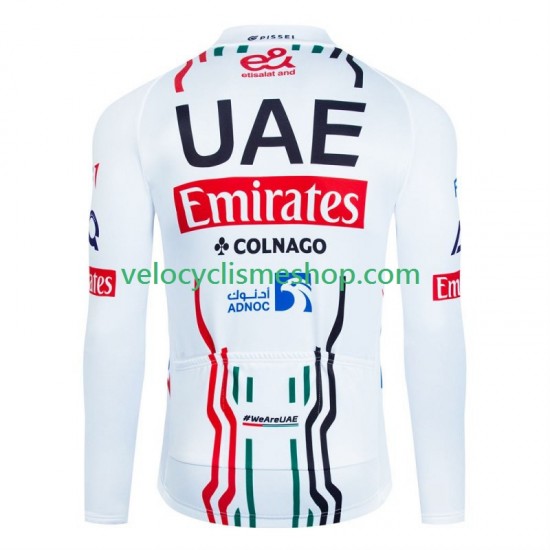 Maillot Cyclisme Manches Longues Uae Emirates 2024 Hommes