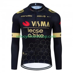 Maillot Cyclisme Manches Longues Visma Lease A Bike 2024 Hommes N001