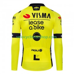 Maillot Cyclisme Manches Longues Visma Lease A Bike 2024 Hommes