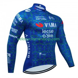 Maillot Cyclisme Manches Longues Visma Lease A Bike Tdf 2024 Hommes