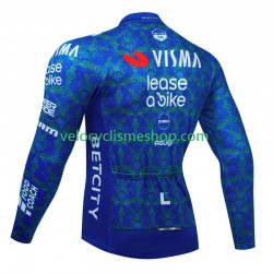 Maillot Cyclisme Manches Longues Visma Lease A Bike Tdf 2024 Hommes