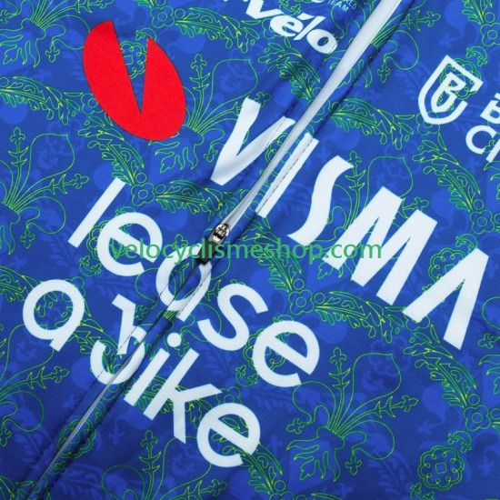 Maillot Cyclisme Manches Longues Visma Lease A Bike Tdf 2024 Hommes