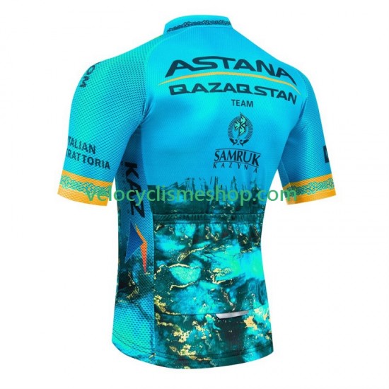 Maillot Cyclisme Astana Qazaqstan 2024 Hommes N001