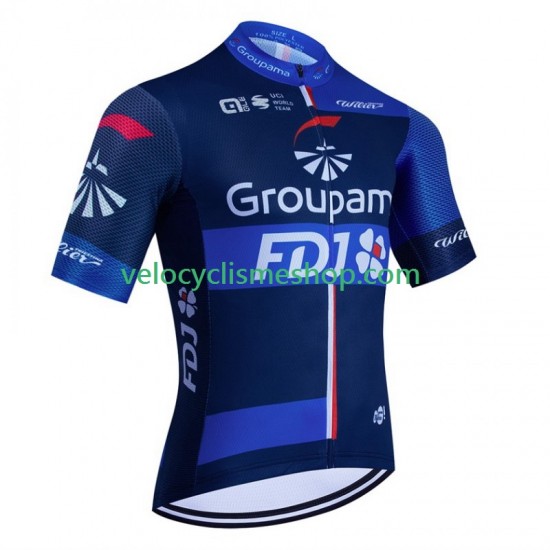 Maillot Cyclisme Fdj Groupama 2024 Hommes