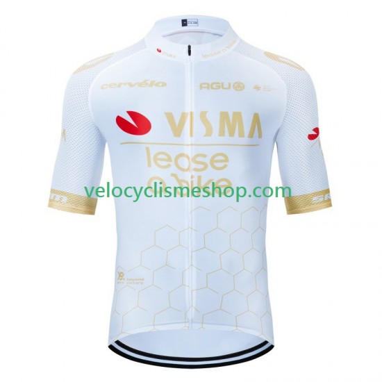 Maillot Cyclisme Visma Lease A Bike 2024 Hommes N002