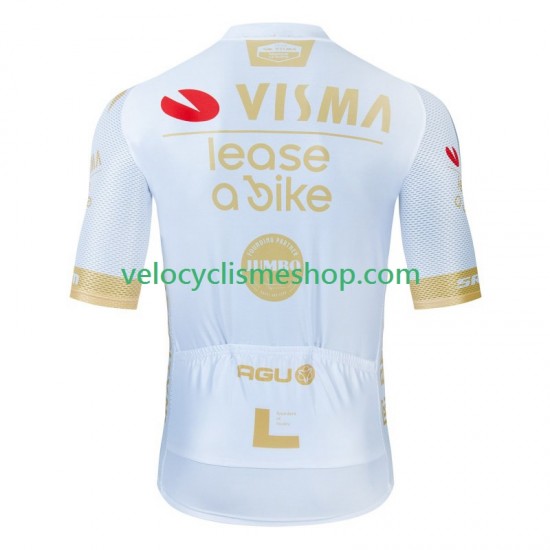 Maillot Cyclisme Visma Lease A Bike 2024 Hommes N002