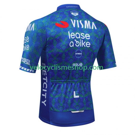 Maillot Cyclisme Visma Lease A Bike Tdf 2024 Hommes