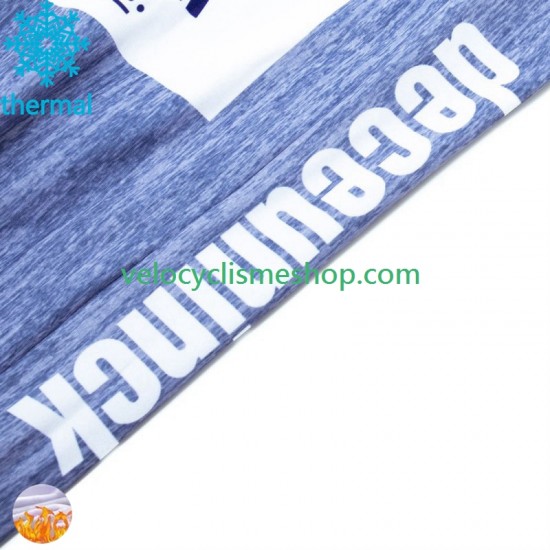 Maillot Cyclisme Hiver Thermal Fleece Alpecin Deceuninck 2024 Hommes