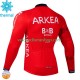 Maillot Cyclisme Hiver Thermal Fleece Arkea Bb Hotels Excalibur 2024 Hommes