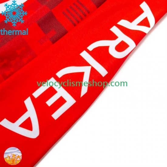 Maillot Cyclisme Hiver Thermal Fleece Arkea Bb Hotels Excalibur 2024 Hommes