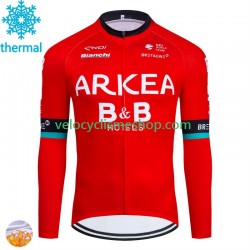 Maillot Cyclisme Hiver Thermal Fleece Arkea Bb Hotels 2024 Hommes