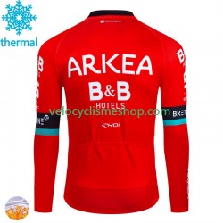 Maillot Cyclisme Hiver Thermal Fleece Arkea Bb Hotels 2024 Hommes