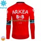 Maillot Cyclisme Hiver Thermal Fleece Arkea Bb Hotels 2024 Hommes