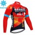 Maillot Cyclisme Hiver Thermal Fleece Bahrain Victorious 2023 Hommes