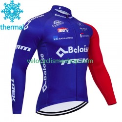 Maillot Cyclisme Hiver Thermal Fleece Baloise Trek 2023 Hommes
