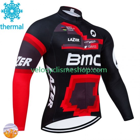 Maillot Cyclisme Hiver Thermal Fleece Bmc Suisse 2024 Hommes