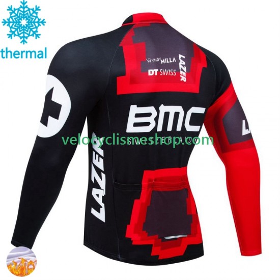 Maillot Cyclisme Hiver Thermal Fleece Bmc Suisse 2024 Hommes