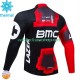 Maillot Cyclisme Hiver Thermal Fleece Bmc Suisse 2024 Hommes