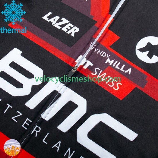 Maillot Cyclisme Hiver Thermal Fleece Bmc Suisse 2024 Hommes