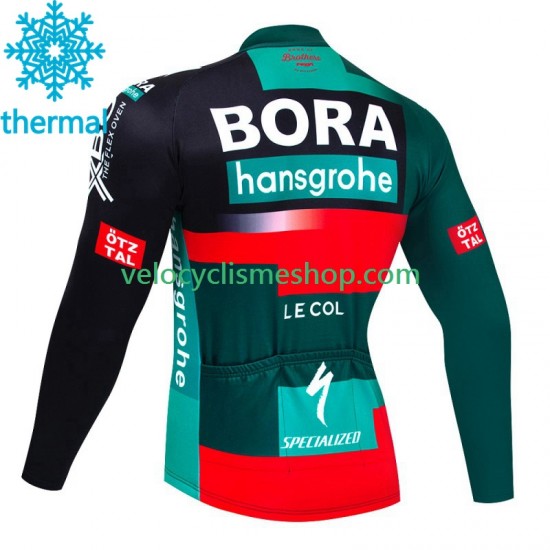 Maillot Cyclisme Hiver Thermal Fleece Bora Hansgrohe 2023 Hommes
