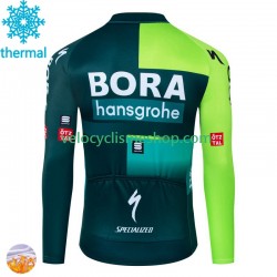 Maillot Cyclisme Hiver Thermal Fleece Bora Hansgrohe 2024 Hommes N001
