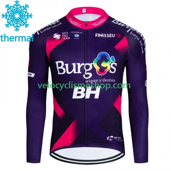 Maillot Cyclisme Hiver Thermal Fleece Burgos Bh 2023 Hommes