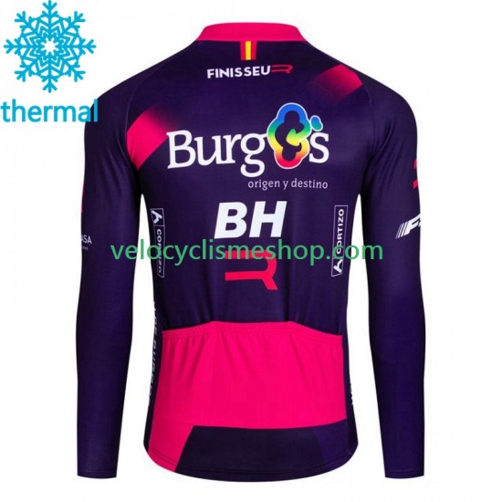 Maillot Cyclisme Hiver Thermal Fleece Burgos Bh 2023 Hommes