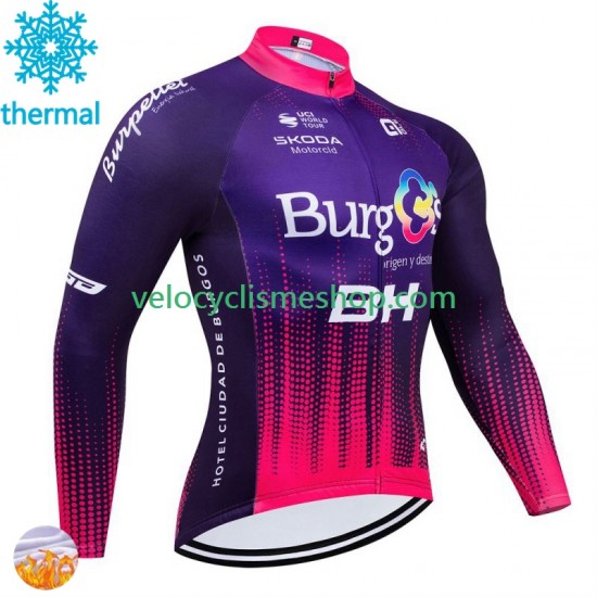 Maillot Cyclisme Hiver Thermal Fleece Burgos Bh 2024 Hommes