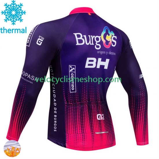 Maillot Cyclisme Hiver Thermal Fleece Burgos Bh 2024 Hommes