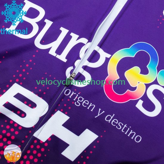 Maillot Cyclisme Hiver Thermal Fleece Burgos Bh 2024 Hommes