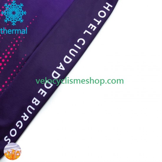 Maillot Cyclisme Hiver Thermal Fleece Burgos Bh 2024 Hommes