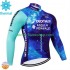 Maillot Cyclisme Hiver Thermal Fleece Decathlon Ag2R 2024 Hommes N001