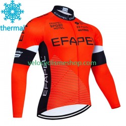 Maillot Cyclisme Hiver Thermal Fleece Efapel 2023 Hommes