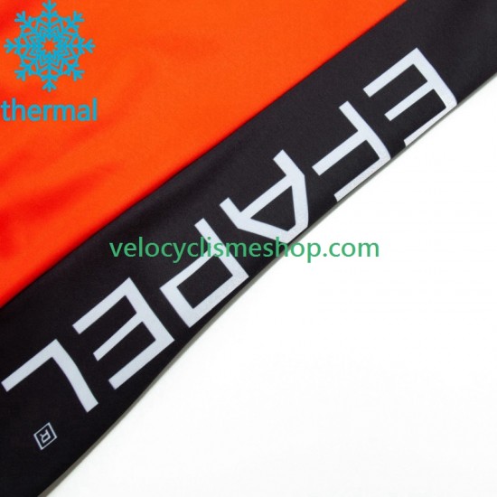 Maillot Cyclisme Hiver Thermal Fleece Efapel 2023 Hommes