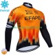 Maillot Cyclisme Hiver Thermal Fleece Efapel 2024 Hommes