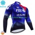 Maillot Cyclisme Hiver Thermal Fleece Fdj Suez 2024 Hommes
