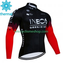 Maillot Cyclisme Hiver Thermal Fleece Ineos Grenadier 2023 Hommes N002