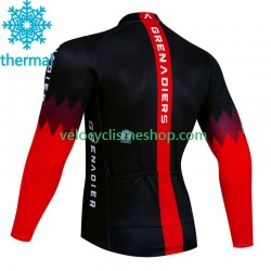 Maillot Cyclisme Hiver Thermal Fleece Ineos Grenadier 2023 Hommes N002